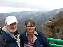 Oteros Canyon -- Gondola lower station, Paul & Lydia